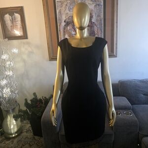 Impressions Elegant Black Mini Dress